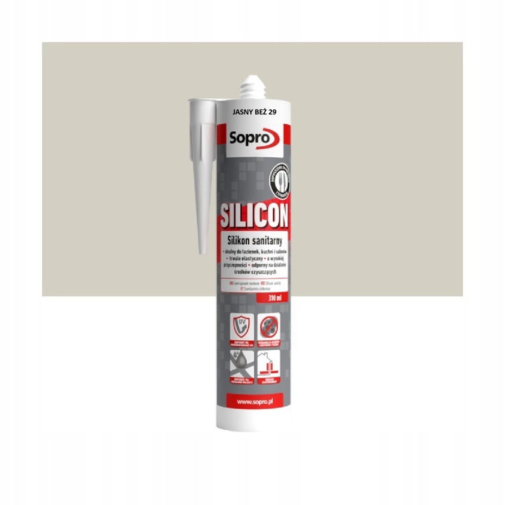 Silikon Sopro Sanitarny 29 Jasny Beż 310 ml