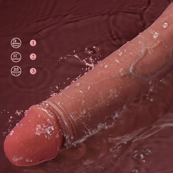 realistyczne dildo wibrator z przyssawka APP 9 funkcjami wibracji pchnia