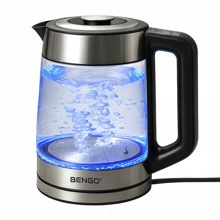 CZAJNIK ELEKTRYCZNY Z REGULACJĄ TEMPERATURY PODTRZYMANIE TEMP LED