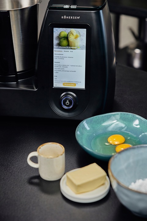 Robot kuchenny gotujący wielofunkcyjny Termorobot PRZEPISY Kohersen
