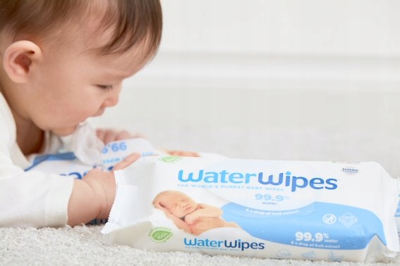 WaterWipes BIO Chusteczki nawilżane 9x60szt. 99,9% wody delikatne