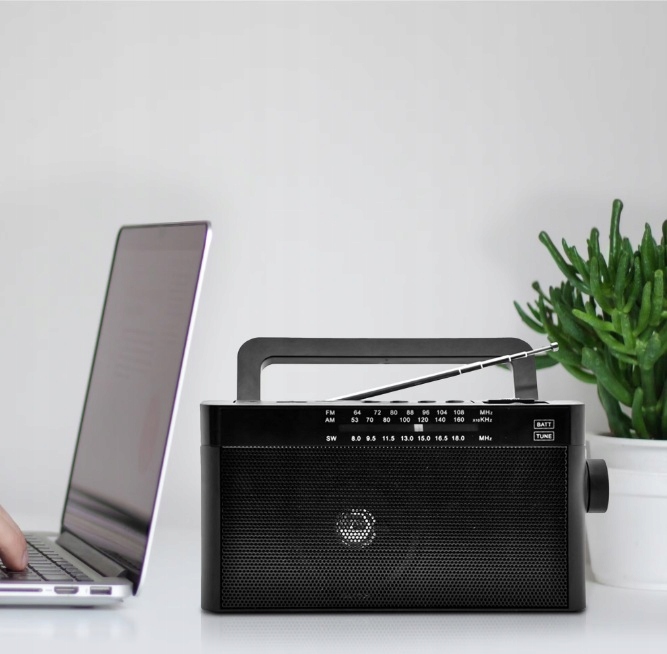 RADIO KUCHENNE DOMOWE PRZENOŚNE NA AKUMULATOR FM AM BLUETOOTH MICRO SD