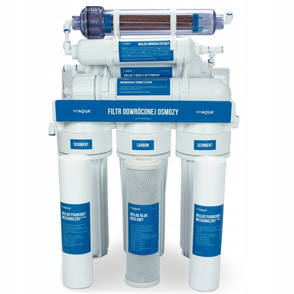 FILTR DO WODY RO7 JONIZATOR ODWRÓCONA OSMOZA 75GPD | FILTR DO WODY POD