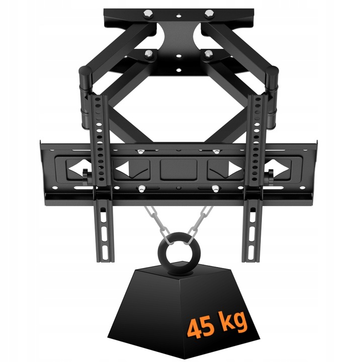 UCHWYT DO TELEWIZORA 26-70 CALI obrotowy EXTRA MOCNY wieszak TV stelaż hak