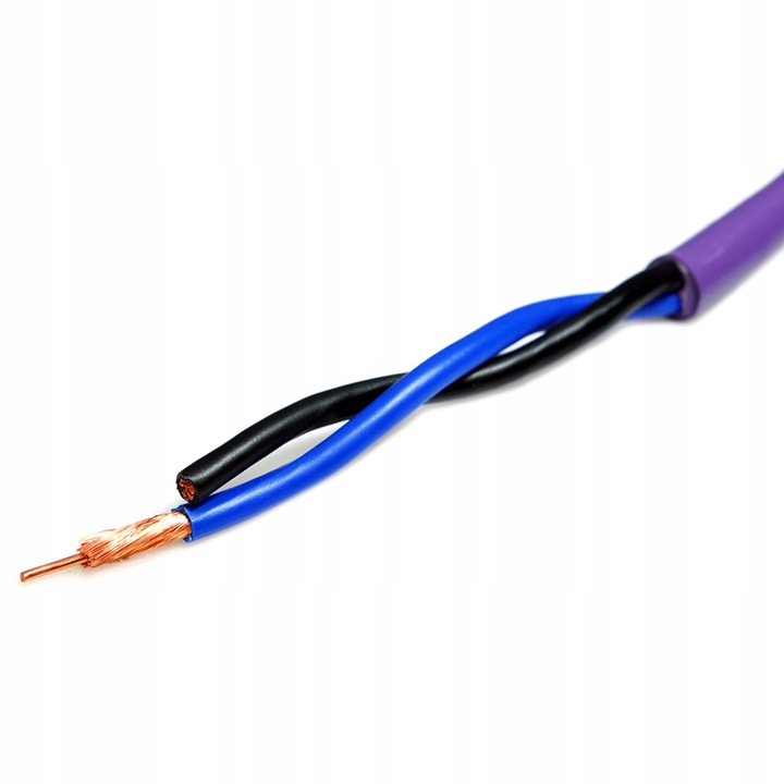 KABEL GŁOŚNIKOWY CU OFC 4N 2x2,5mm2 MELODIKA MDC2250 PURPLE RAIN 1mb