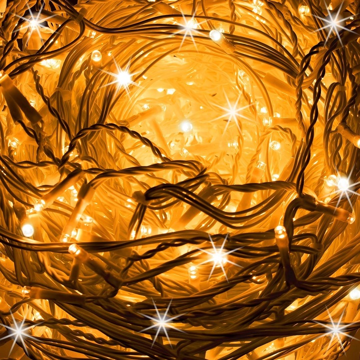 LAMPKI SOPLE CHOINKOWE 300LED KURTYNA ŚWIETLNA FLASH LED ZEWNĘTRZNY TIMER