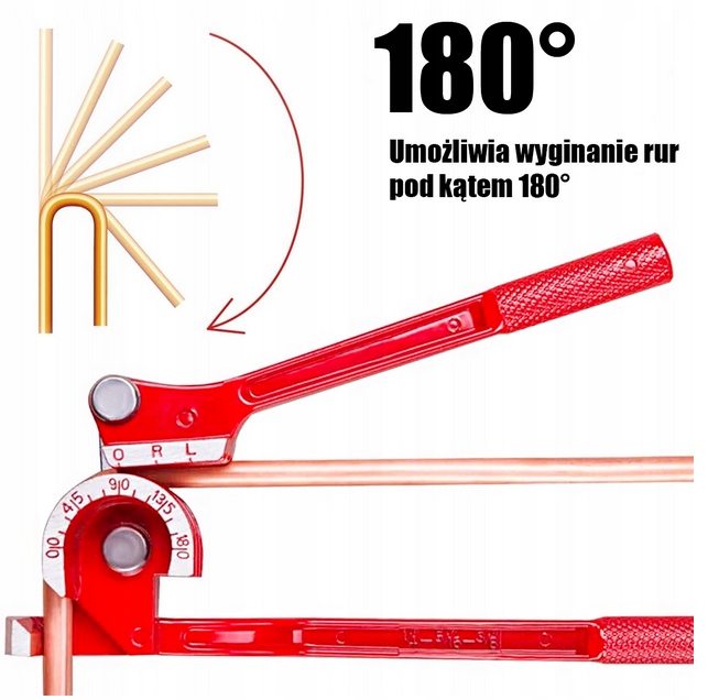 GIĘTARKA ZAGINARKA RUR RUREK PRZEWODÓW MIEDZIANYCH