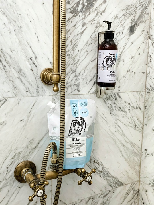 YOPE Refill nawilżajacego żelu pod prysznic Kokos i Sól Morska 800ml