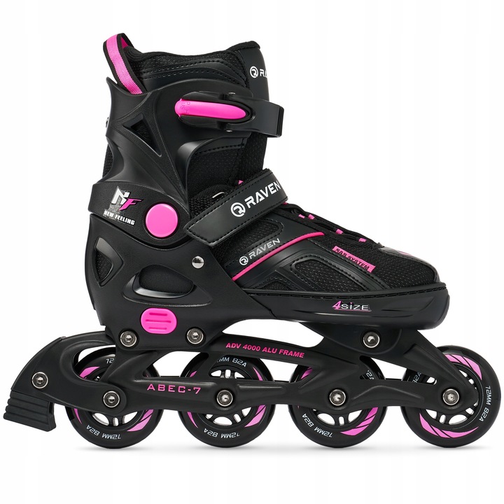 Rolki Regulowane RAVEN Pulse Black/Fuchsia 37-40