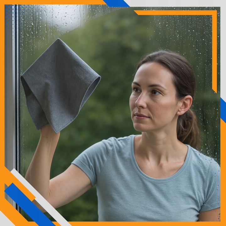 10x ŚCIERKA Z MIKROFIBRY MAGICZNA ŚCIERECZKA DO MYCIA SZYB OKIEN BEZ SMUG