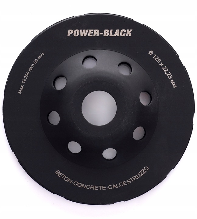 TARCZE DO SZLIFOWANIA BETONU GARNKOWA SEGMENTOWA TURBO 125MM 2 x