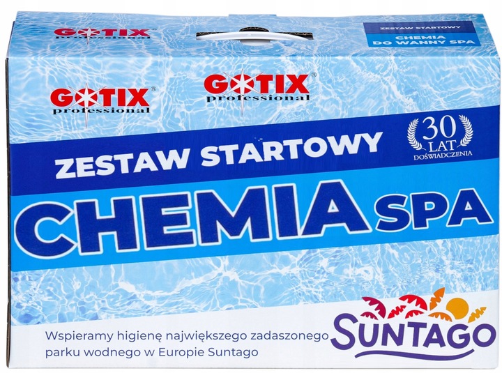 Chemia do Basenu Jacuzzi SPA Polski Zestaw Chemii Basenowej z Chlorem 9 w 1