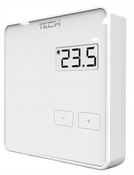 STEROWNIK REGULATOR TERMOSTAT POKOJOWY PRZEWODOWY TECH ST-294 v1 BIAŁY