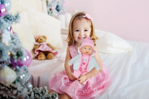 Lalka bobas interaktywna duża śpiewa mówi Julka