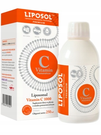 LIPOSOMALNA WITAMINA C 250 ML POMARAŃCZA ALINESS