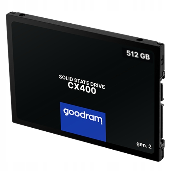 DYSK SSD GOODRAM 512 GB Gen.2 SATA III 2,5 CX 400 512GB SATA3 550MBs/490MBs