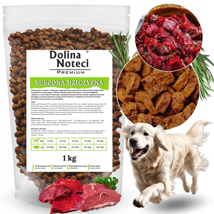 DOLINA NOTECI PREMIUM SUSZONA DZICZYZNA 1 KG