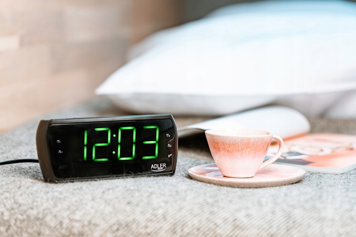 Radio sieciowe Radiobudzik Budzik Zegar AM, FM Adler AD1121