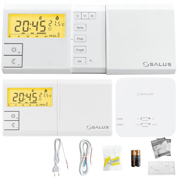 STEROWNIK BEZPRZEWODOWY SALUS 091flrfv2 Pokojowy pieca termostat regulator