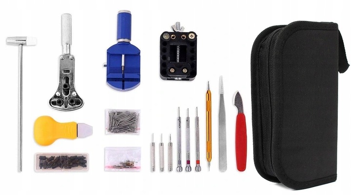 ZESTAW NARZĘDZI ZEGARMISTRZOWSKI KLUCZ IMAK + ETUI