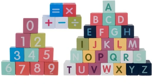 Drewniane Klocki Miasto Auta 100 Klocków + Puzzle