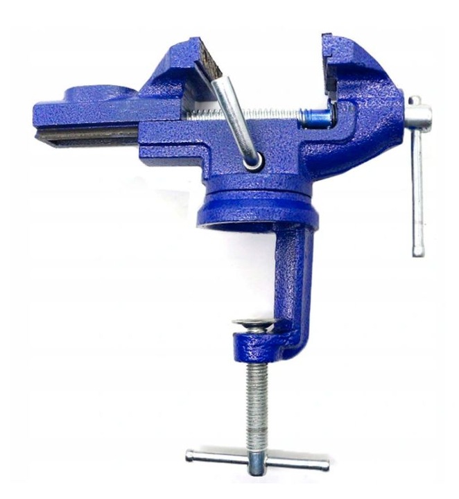 IMADŁO ŚLUSARSKIE OBROTOWE 360 Z KOWADŁEM ŻELIWNE STOŁOWE MOCNE