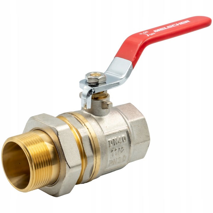 ZAWÓR KULOWY KUREK 30 BAR Z DŁAWICĄ 5/4" ZE ŚRUBUNKIEM RĄCZKA WYSOKA