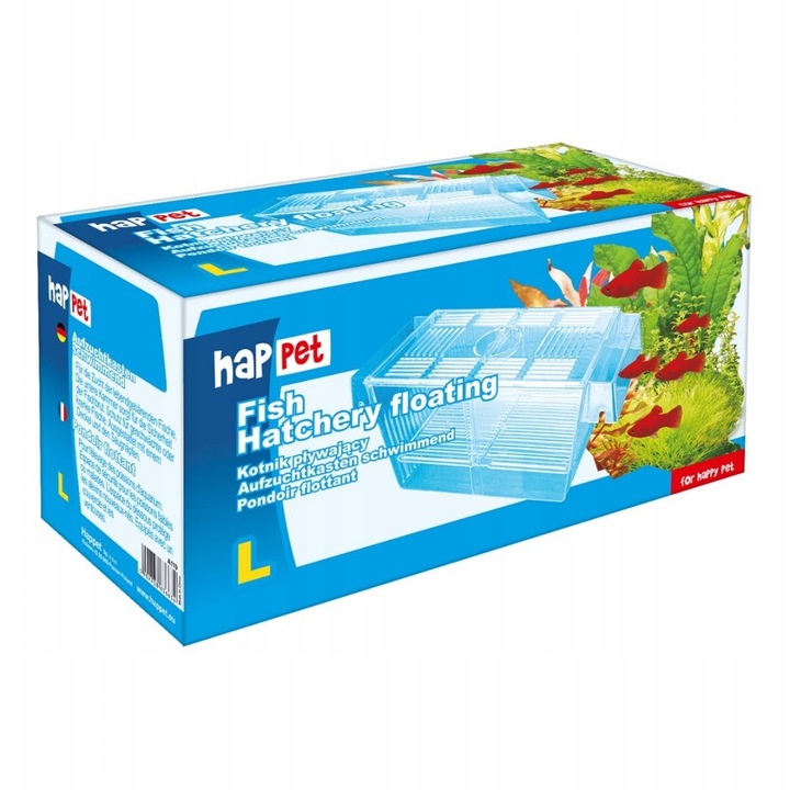 PŁYWAJĄCY KOTNIK DO AKWARIUM PLASTIKOWY GUPIK MIECZYK MALEZYJCZYK ROZMIAR L