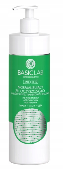 BasicLab Normalizujący Żel Oczyszczający do Skóry Tłustej Trądzikowej