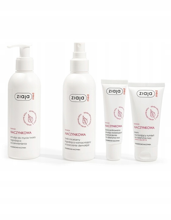 Krem do twarzy wyciszający rumień na dzień/na noc SPF 10 Ziaja Med 50 ml