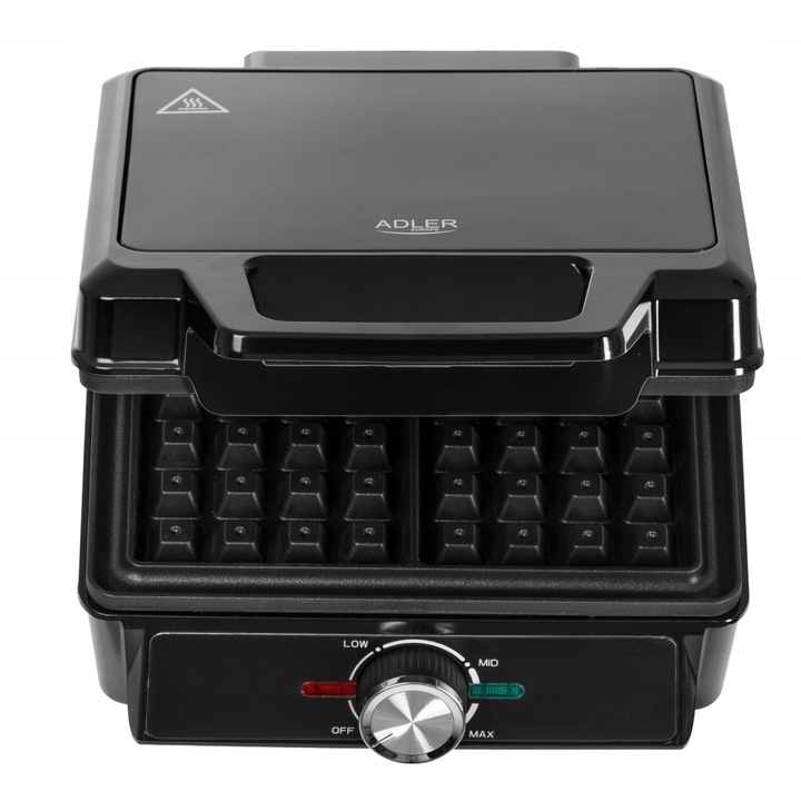 GOFROWNICA 2000W XXL 2 Duże Gofry Regulacja Temperatury NON-STICK