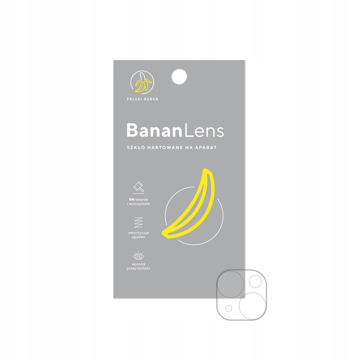 Szkło hartowane 9H BananLens na aparat do Apple iPhone 15