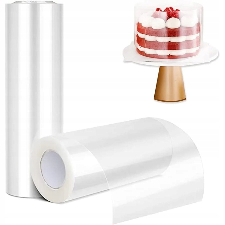 FOLIA RANTOWA RANT OWIJKA CUKIERNICZA DO OBRĘCZY RANTOWEJ 15cm x 10m