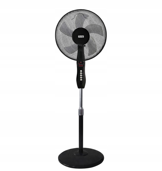Wentylator podłogowy HAXON DAX wiatrak stojący 5 łopatek timer + pilot