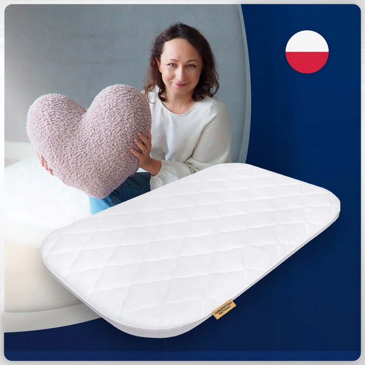 Materac do dostawki Kinderkraft Neste up do łóżeczka dostawnego Neste Grow