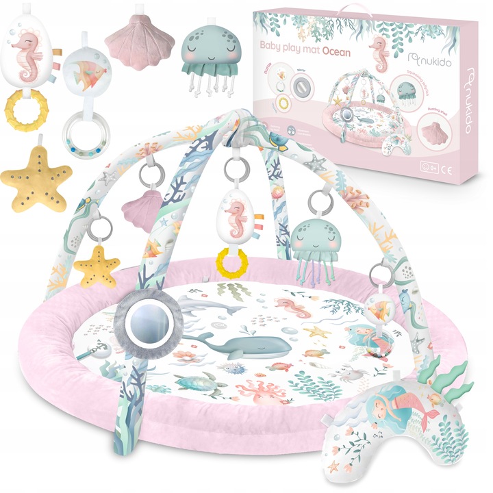 MATA EDUKACYJNA INTERAKTYWNA DLA NIEMOWLĄT KOKON KOJEC GNIAZDO NUKIDO