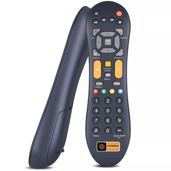 Pilot do dekodera HD3000 - HD7000 Cyfrowy Polsat Box Uniwersalny model