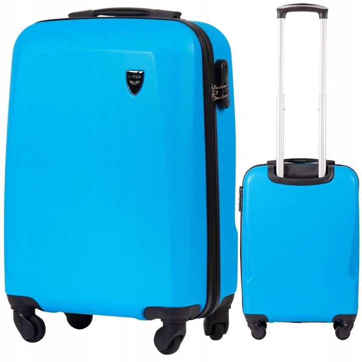 Walizka WINGS Podróżna mała Kabinowa torba Podręczna na Kółkach twarda ABS