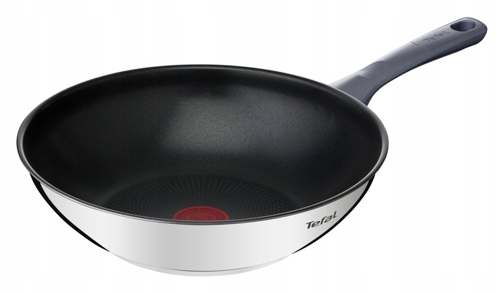 Wok z pokrywką TEFAL Daily Cook 28cm non-stick indukcja stal G7309955