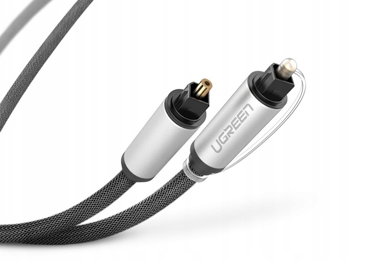 UGREEN ALUMINIOWY KABEL PRZEWÓD OPTYCZNY CYFROWY AUDIO 5.1 TOSLINK