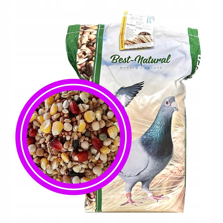 Karma dla gołębi BEST NATURAL S mieszanka sezonowa 20kg