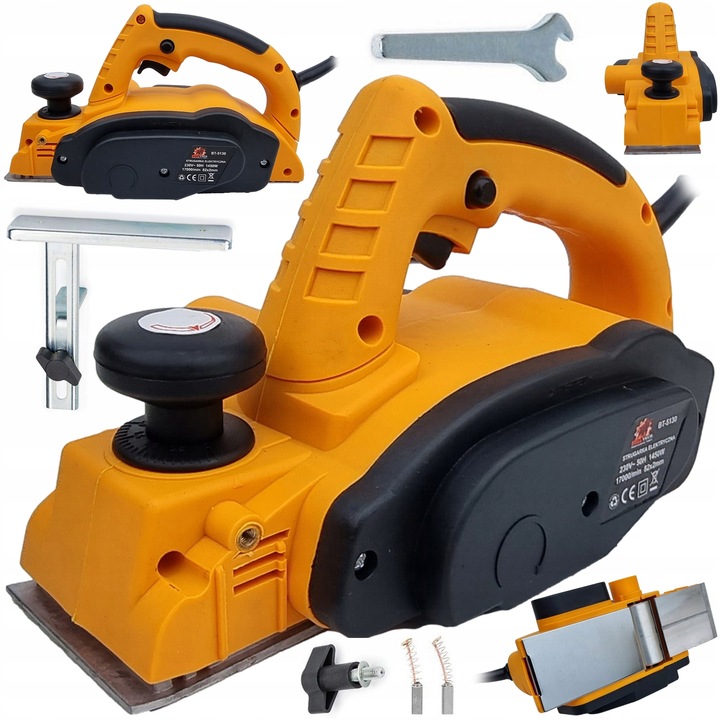 STRUG ELEKTRYCZNY DO DREWNA HEBLARKA 1450W HEBEL STOLARSKI STRUGARKA