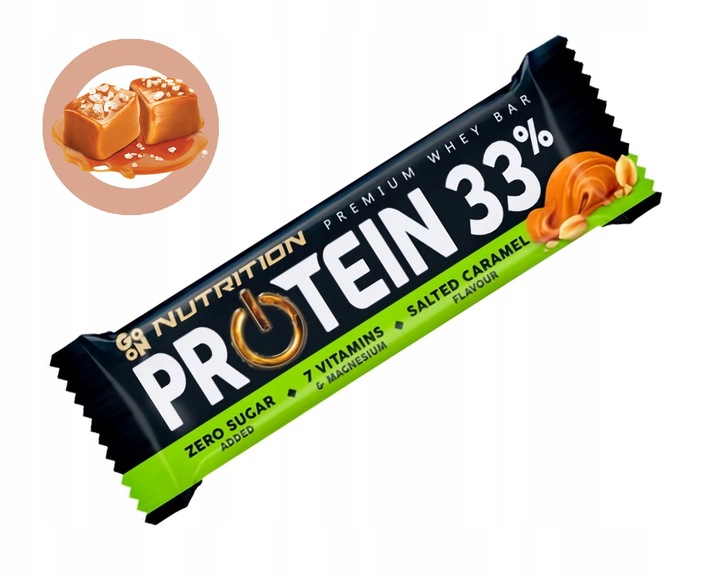 25 x Baton proteinowy Go On Nutrition Protein 33% Salted Caramel 50 g