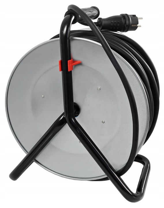 POLSKI PRZEDŁUŻACZ BĘBNOWY NA BĘBNIE ZWIJAK METALOWY 50M 3x2,5 H05VV-F