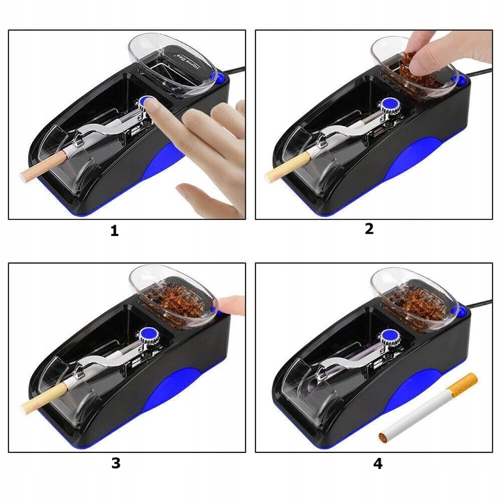 ELEKTRYCZNA MASZYNKA NABIJARKA DO PAPIEROSÓW TYTOŃ SOLIDNA JAKOŚĆ
