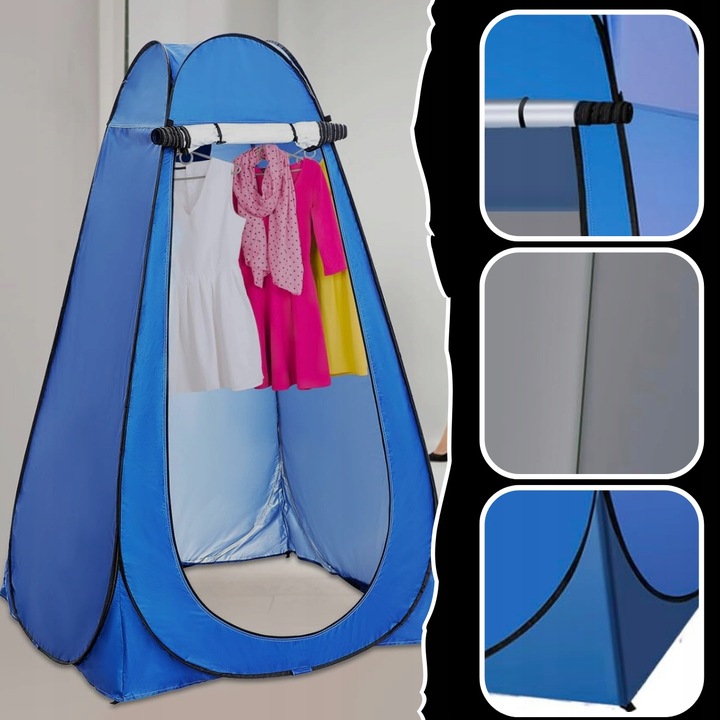 Namiot na Prysznic Przebieralnia Toaleta WC Przenośna Plażowy Kempingowy