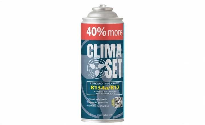 GAZ DO NABICIA KLIMATYZACJI R134A R12 626G XL CZYNNIK CHŁODNICZY CLIMA SET