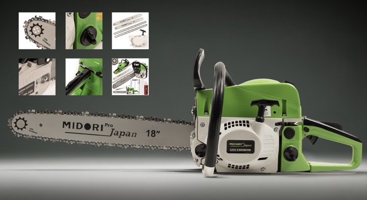 PIŁA SPALINOWA PILARKA DO DREWNA ŁAŃCUCHOWA 6.2KM +2 PROWAD +OLEJ +2x