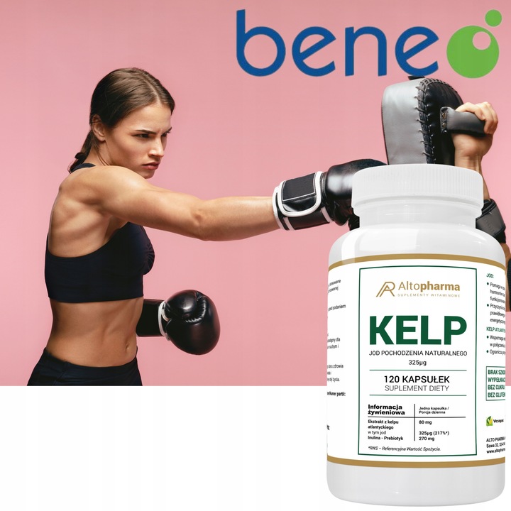 KELP JOD NATURALNY 325mcg +PREBIOTYK WEGE 120 KAPS