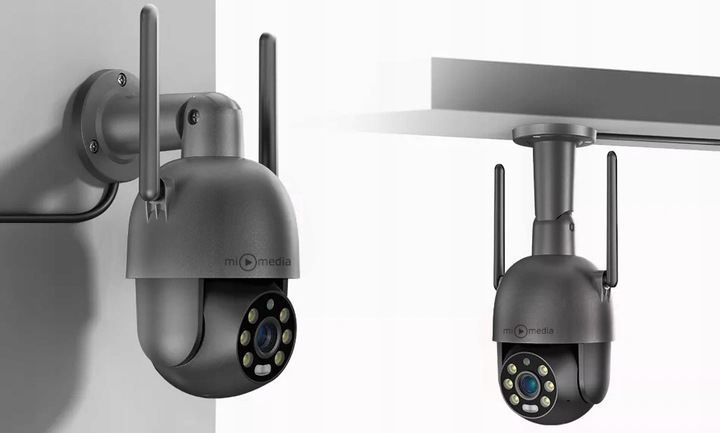 KAMERA OBROTOWA IP WiFi ZEWNĘTRZNA 8MPx ULTRA HD 6x ZOOM DETEKCJA 4K ICsee